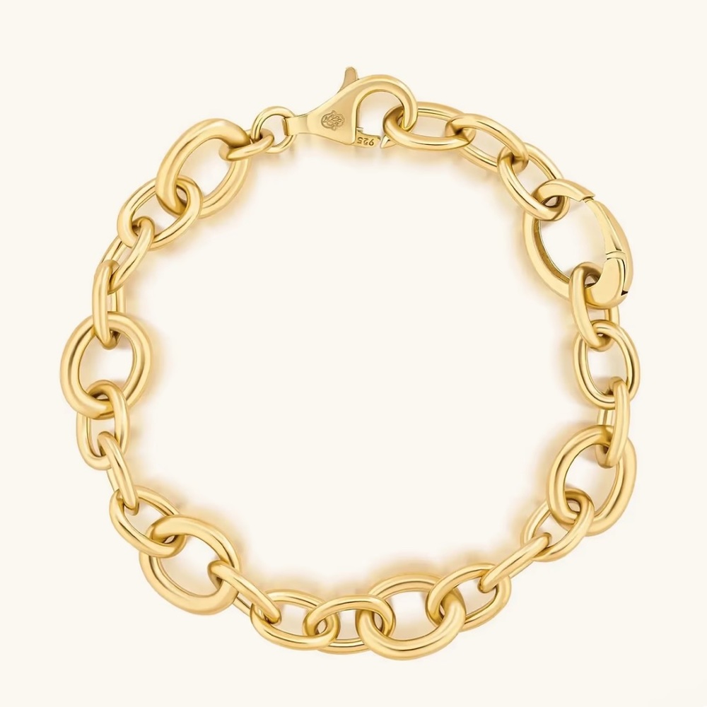 Karma & Luck Elegant Gold Chain Bracelet